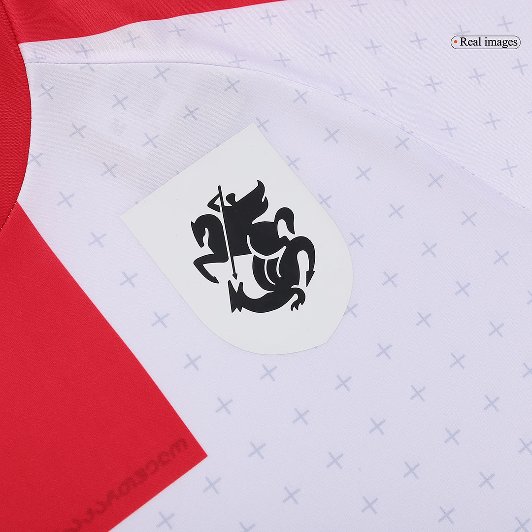 Georgia Home Jersey Euro 2024 KVARATSKHELIA #7 Soccer Apparel