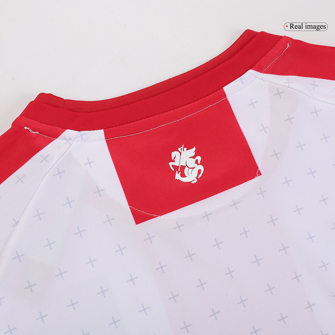 Georgia Home Jersey Euro 2024 KVARATSKHELIA #7 Soccer Apparel