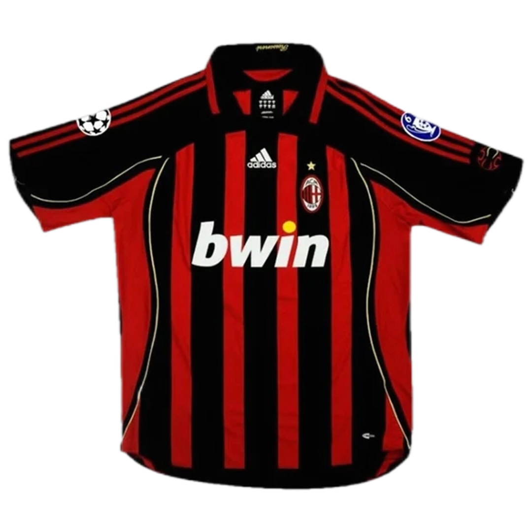 AC Milan Ronaldo #99 Maldini #3 Kakà #22 Retro Jersey Home Replica 2006/07
