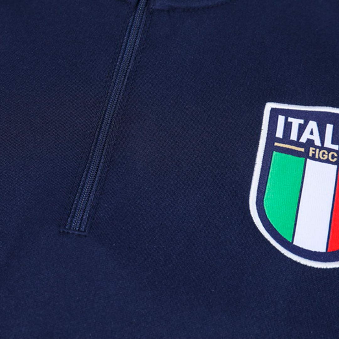 Italy Zipper Sweatshirt Kit(Top+Pants) Blue 2023