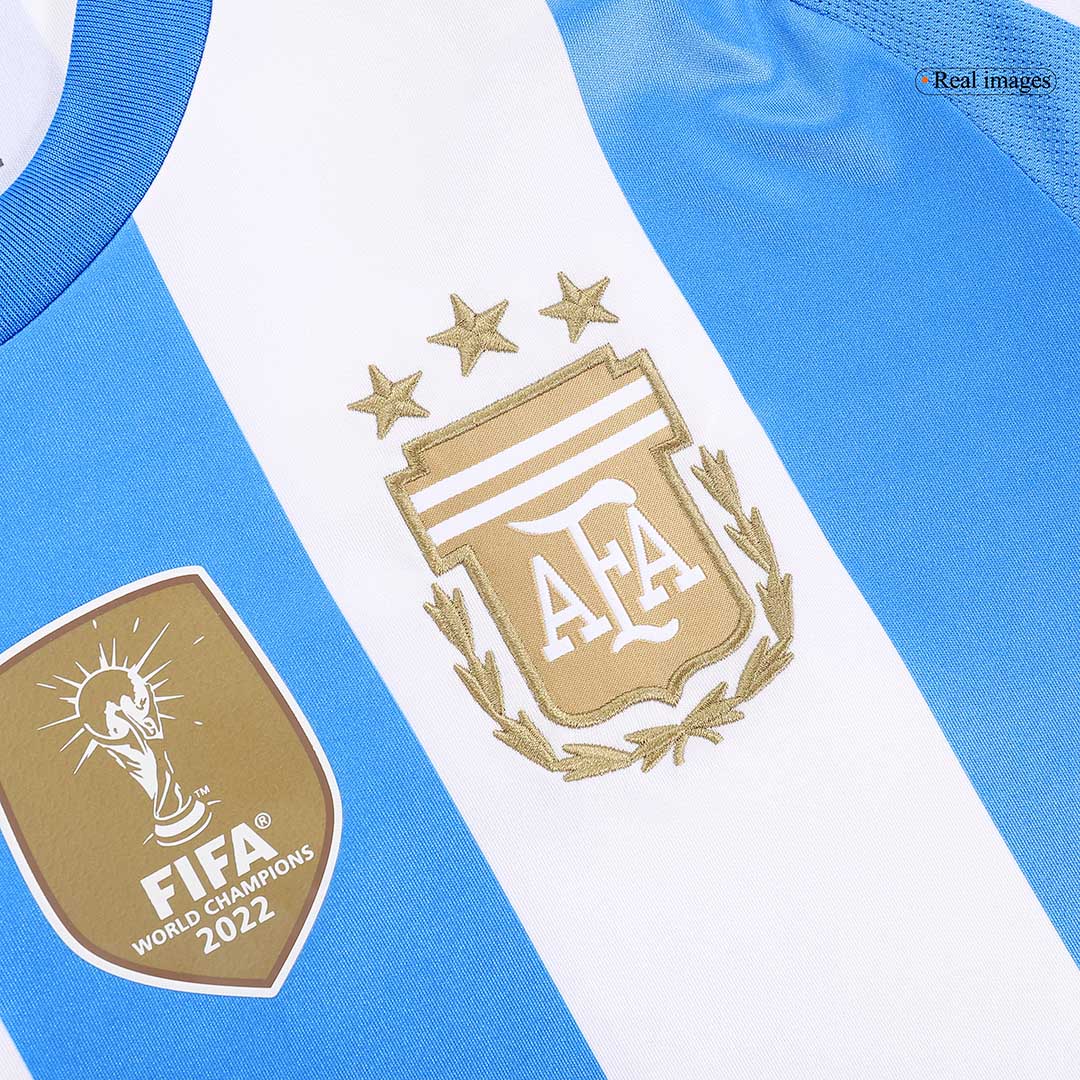 Argentina Home Jersey Messi #10 Di Maria #11 J.Álvarez #9 Copa America 2024