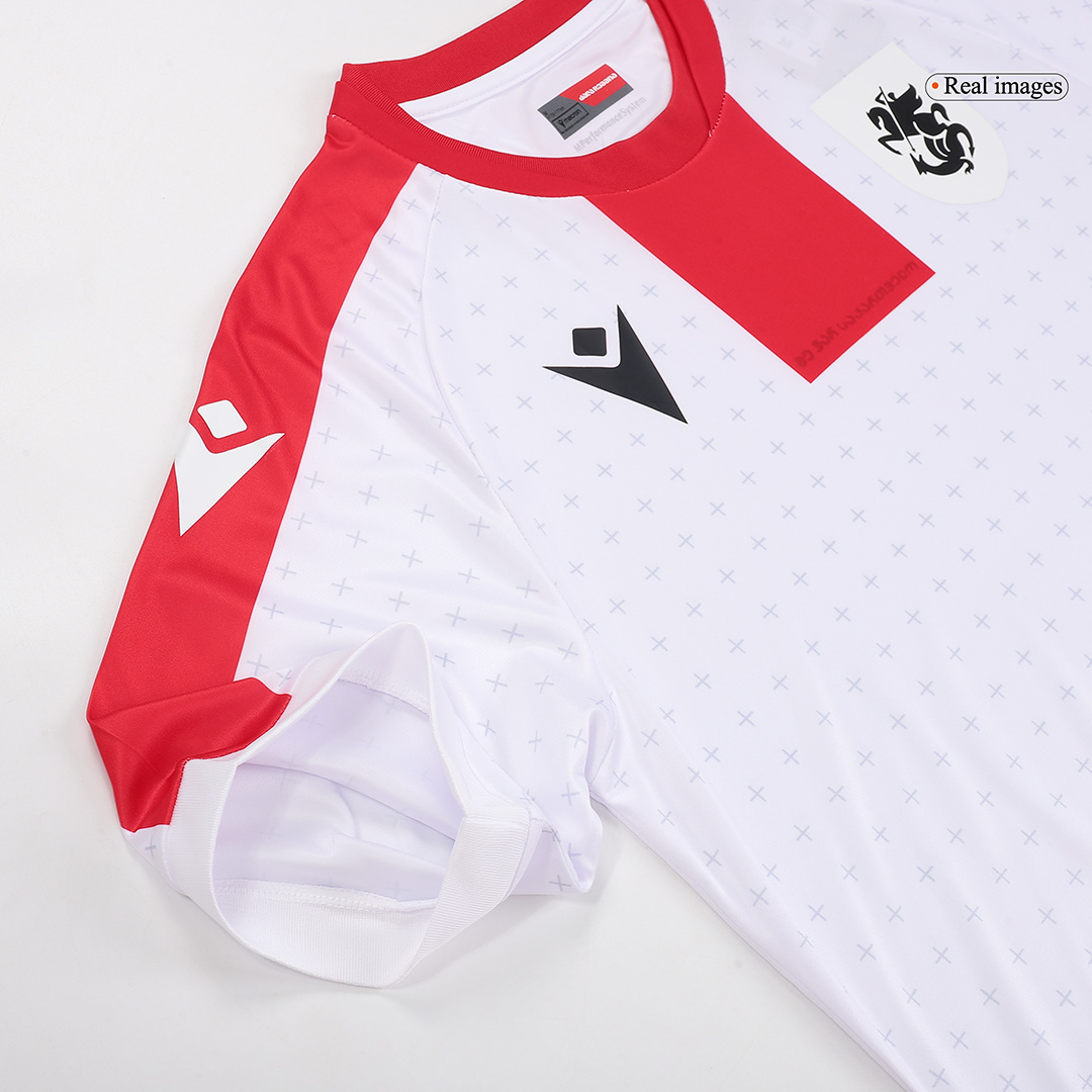 Georgia Home Jersey Euro 2024 KVARATSKHELIA #7 Soccer Apparel