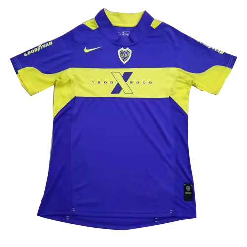 Boca Juniors Retro Jersey Home  2005