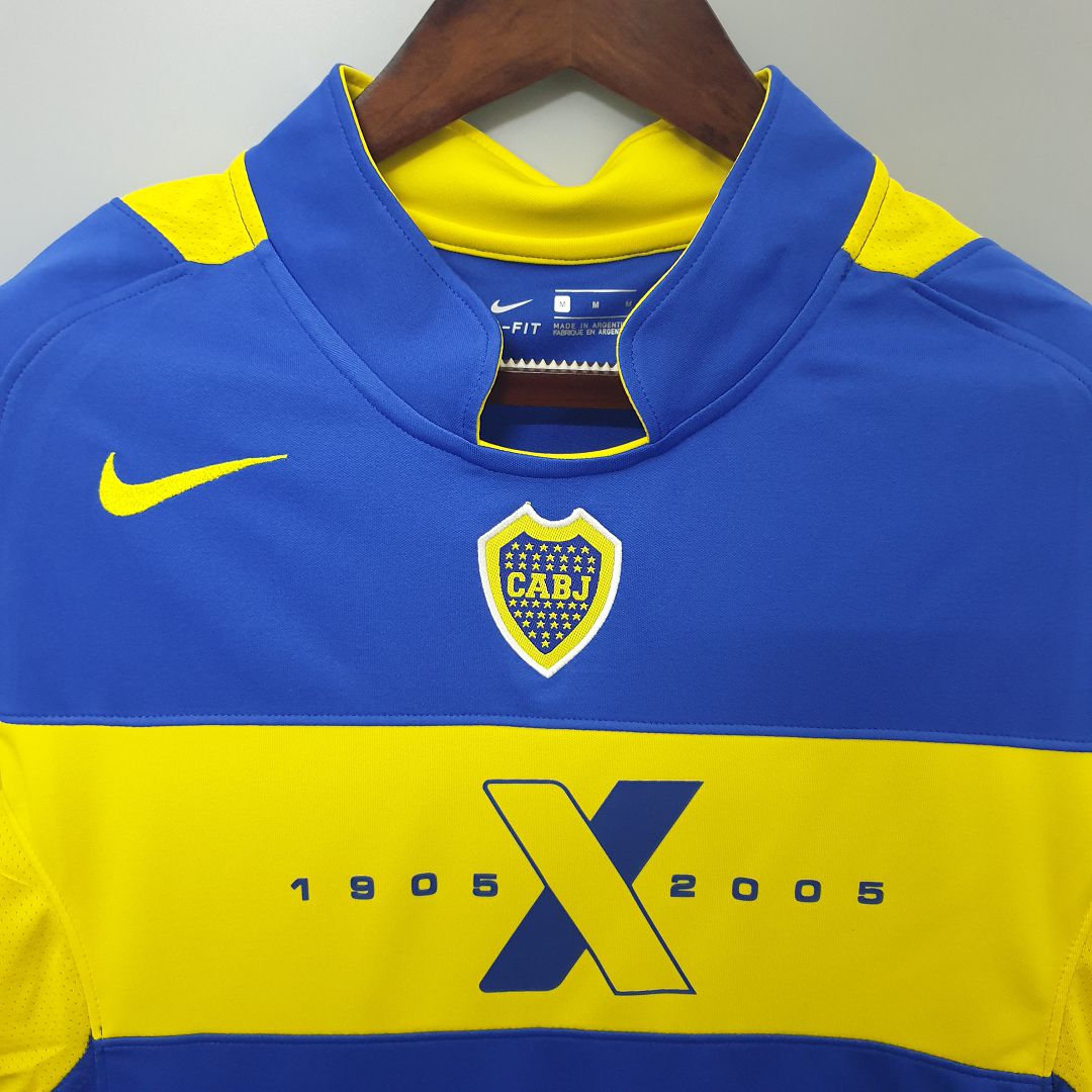 Boca Juniors Retro Jersey Home  2005