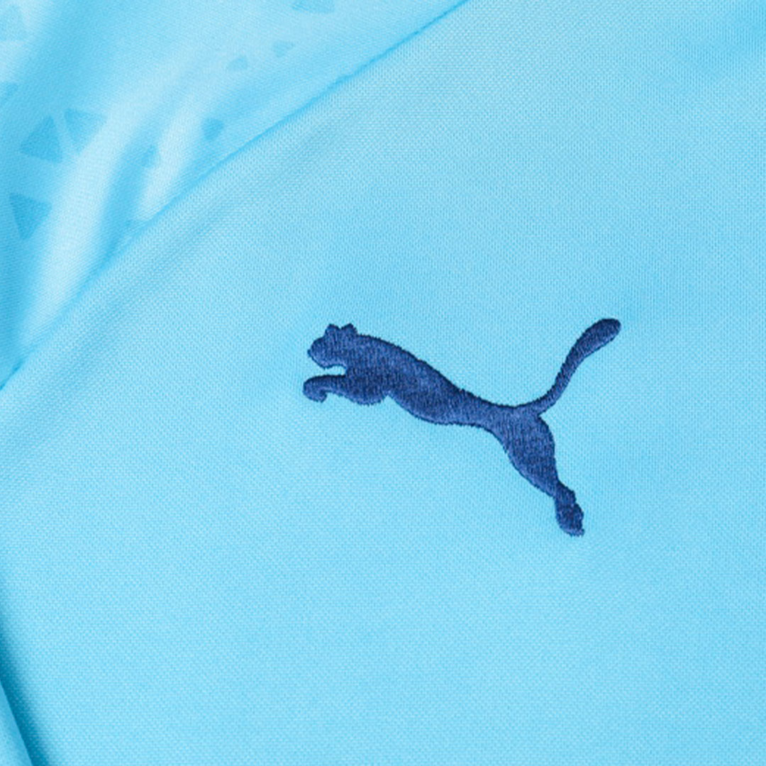 Kids Marseille Zipper Sweatshirt Kit(Top+Pants) Blue 2023/24