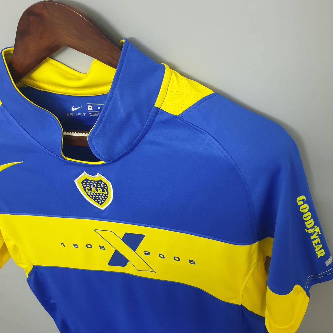 Boca Juniors Retro Jersey Home  2005