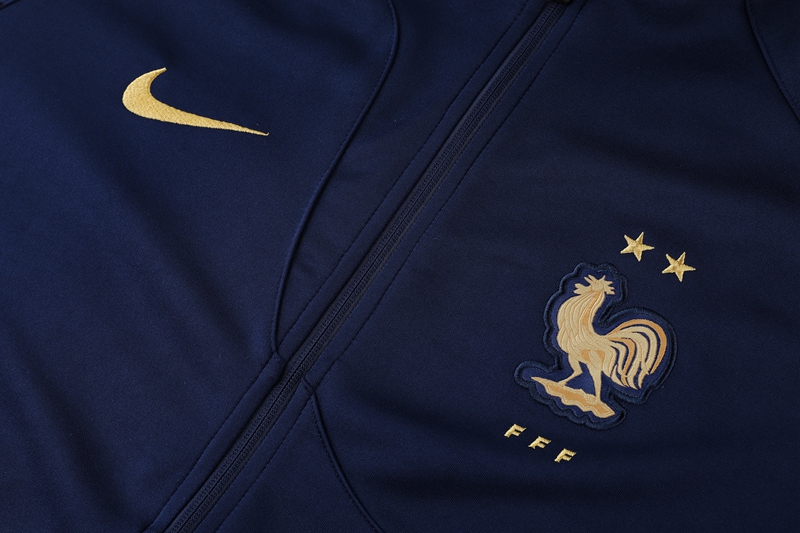 France Training Kit (Jacket+Pants) Navy 2022