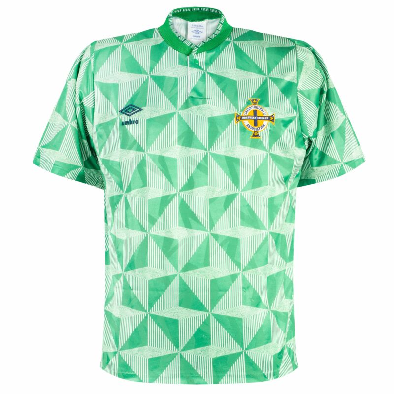 Northern Ireland Retro Jersey Home 1990