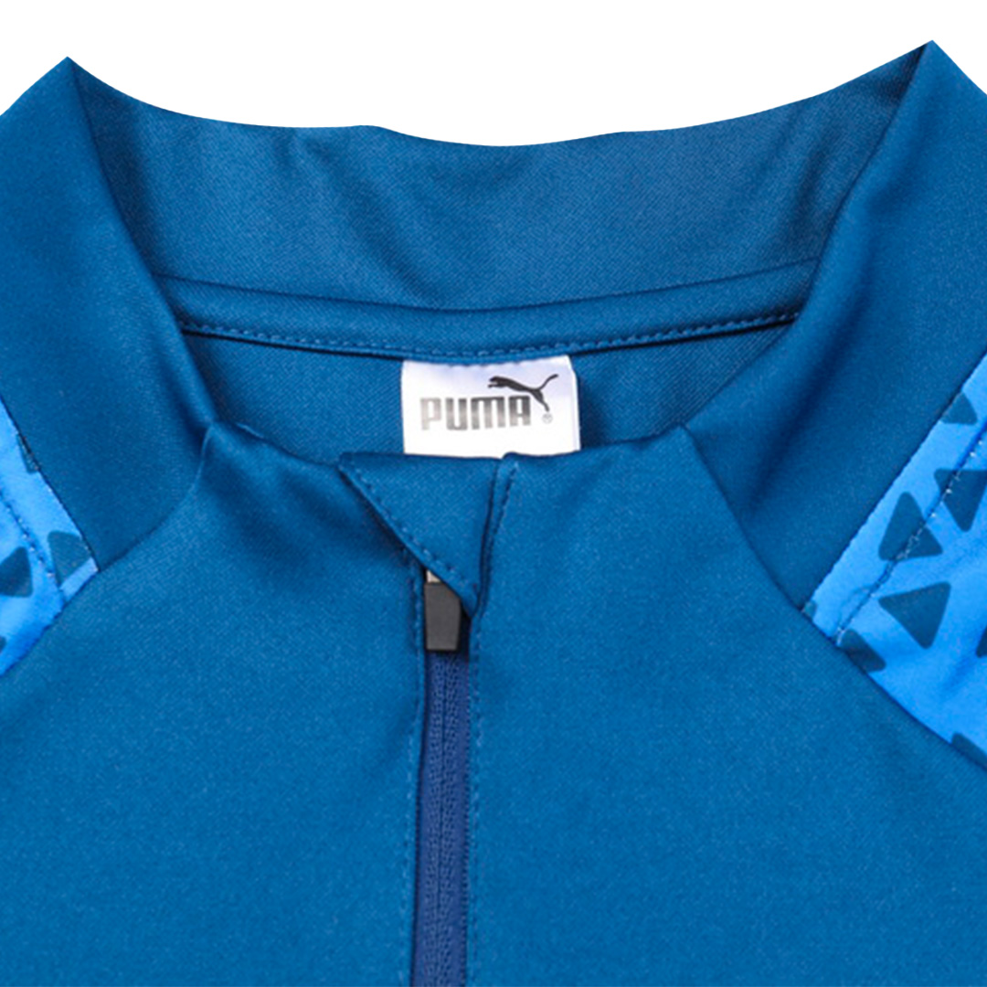 Kids Marseille Zipper Sweatshirt Kit(Top+Pants) Navy 2023/24