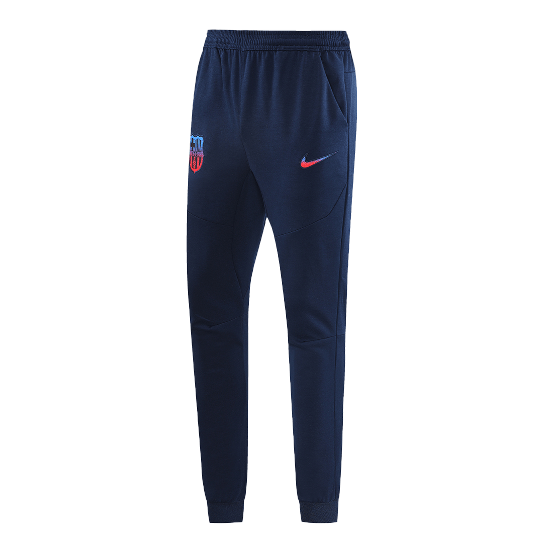 Barcelona Hoodie Sweatshirt Kit(Top+Pants) Navy 2022/23