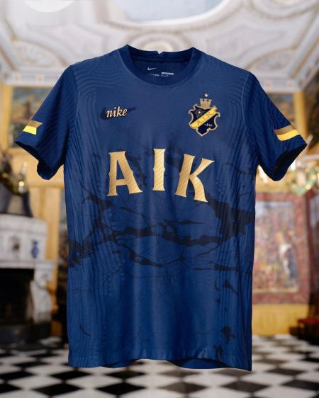 AIK Soccer Jersey Royal Edition 131-Years Replica 2022