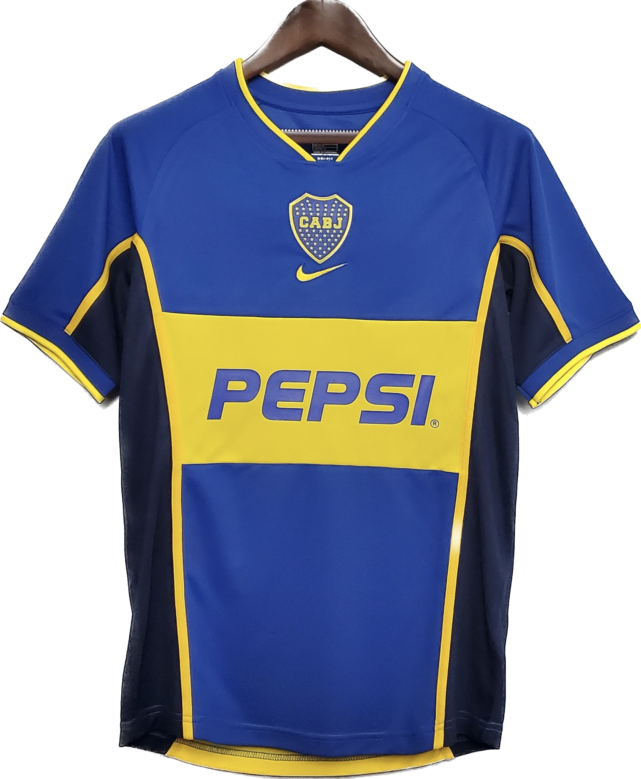 Boca Juniors Retro Jersey Home 2001/02