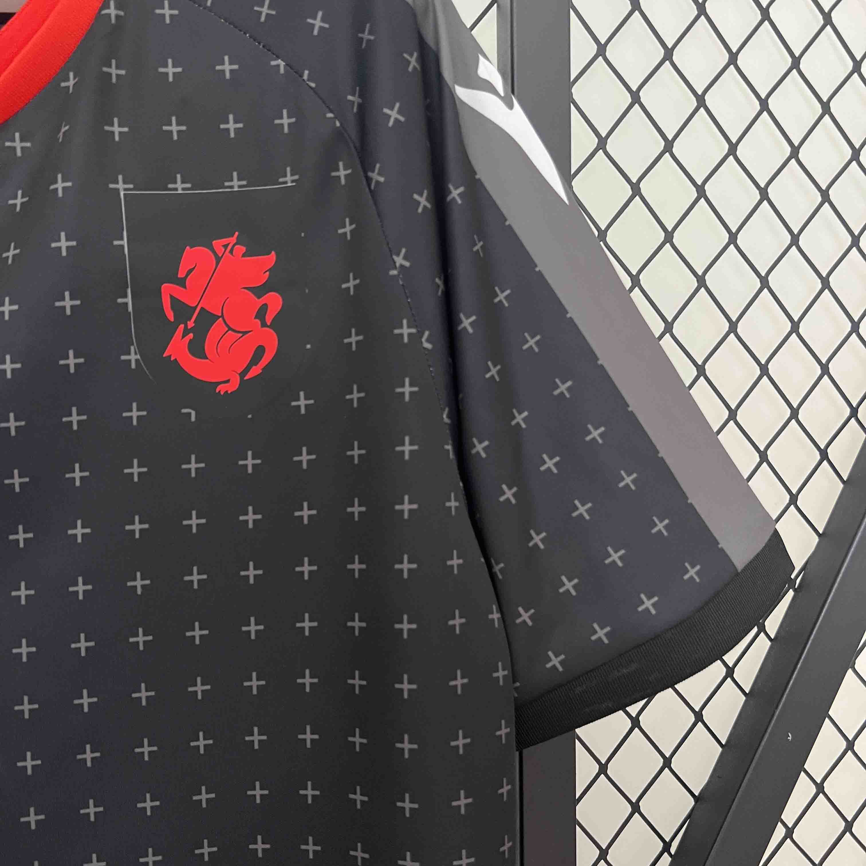 Georgia Away Jersey Euro 2024 KVARATSKHELIA #7 Soccer Apparel