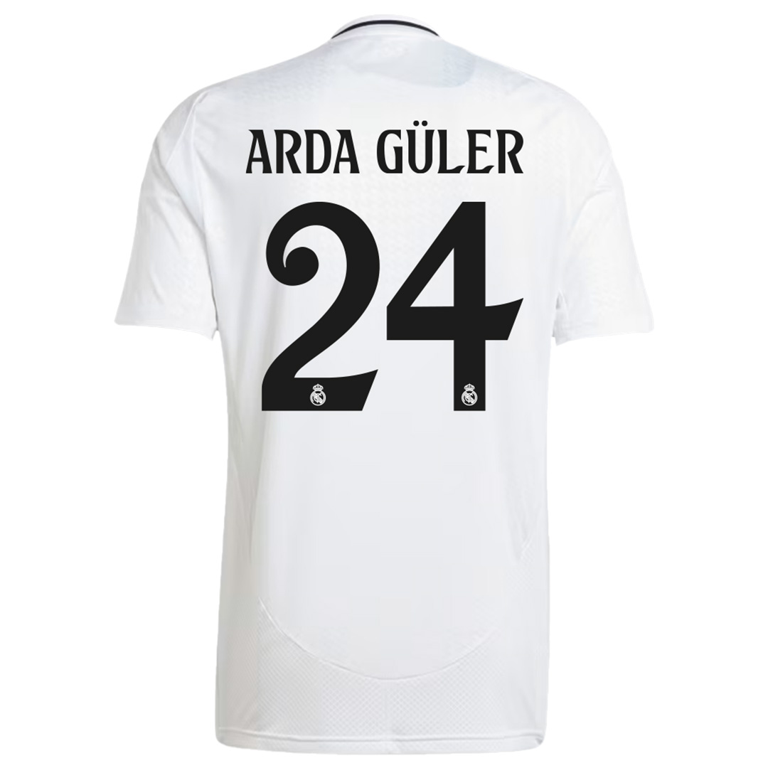 Real Madrid Home MBAPPÉ #9 KROOS #8 ARDA GÜLER #24 Jersey 2024/25
