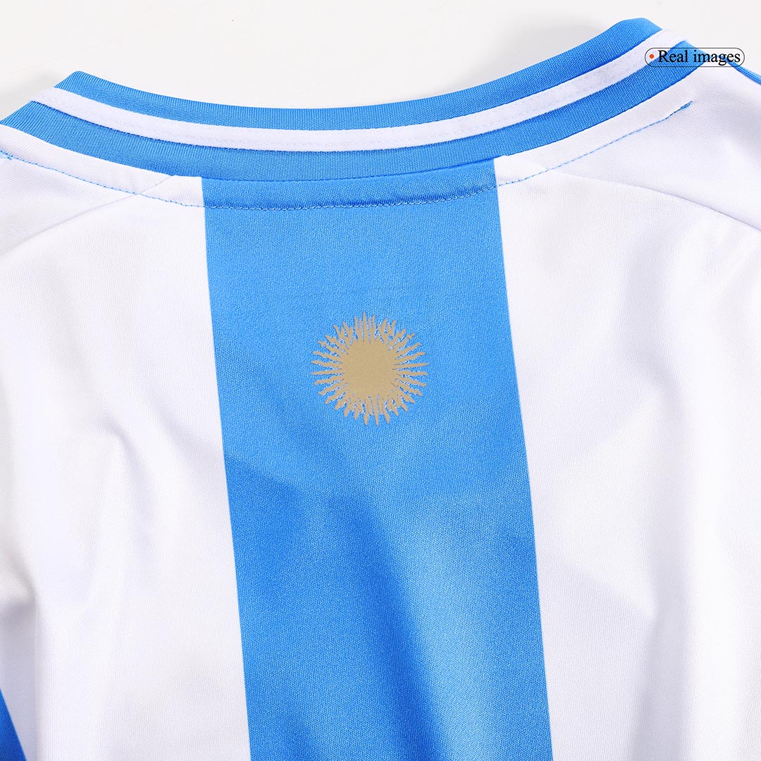 Argentina Home Jersey Messi #10 Di Maria #11 J.Álvarez #9 Copa America 2024