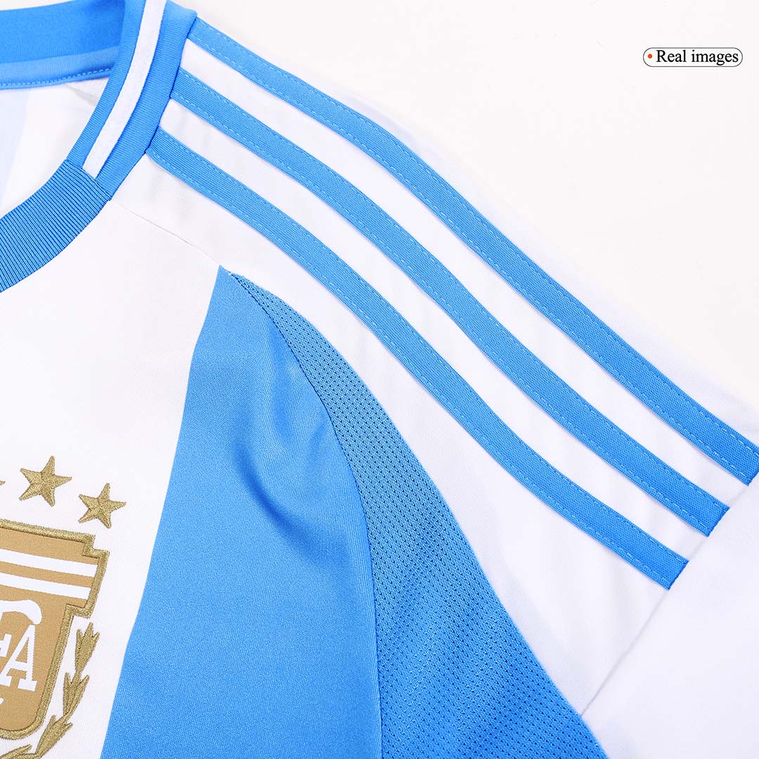 Argentina Home Jersey Messi #10 Di Maria #11 J.Álvarez #9 Copa America 2024