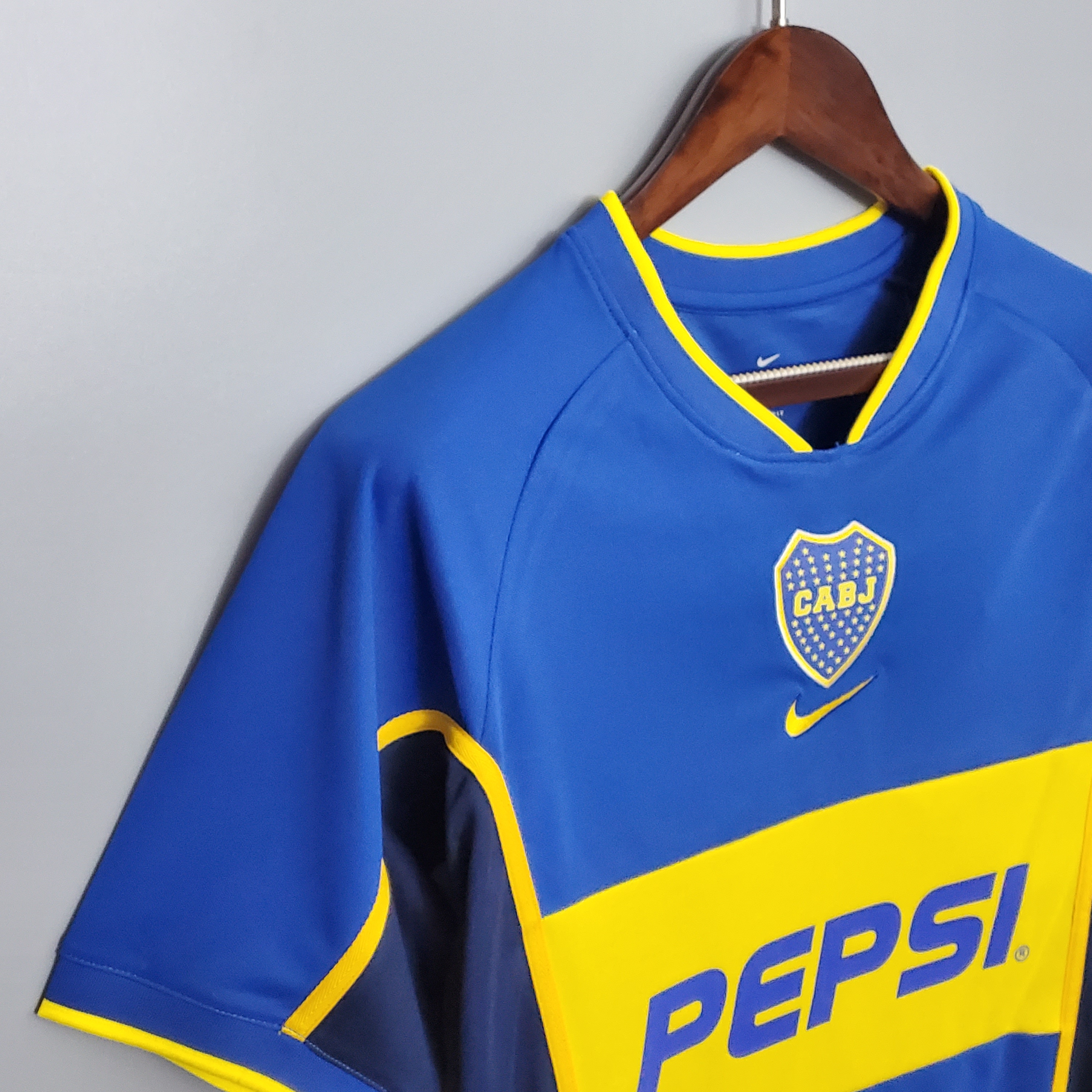 Boca Juniors Retro Jersey Home 2001/02