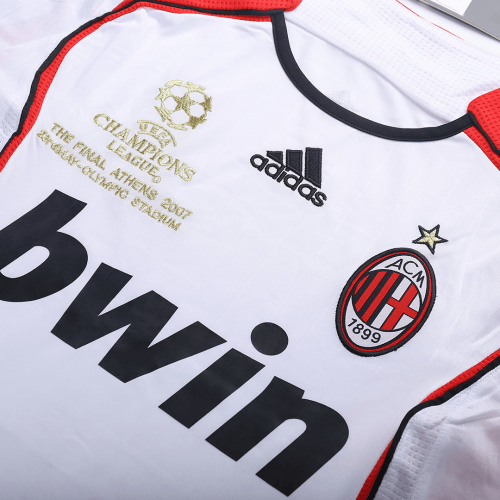 AC Milan Ronaldo #99 Kakà #22 Maldini #3 Pirlo #21 UCL Final Retro Jersey Away Replica 2006/07
