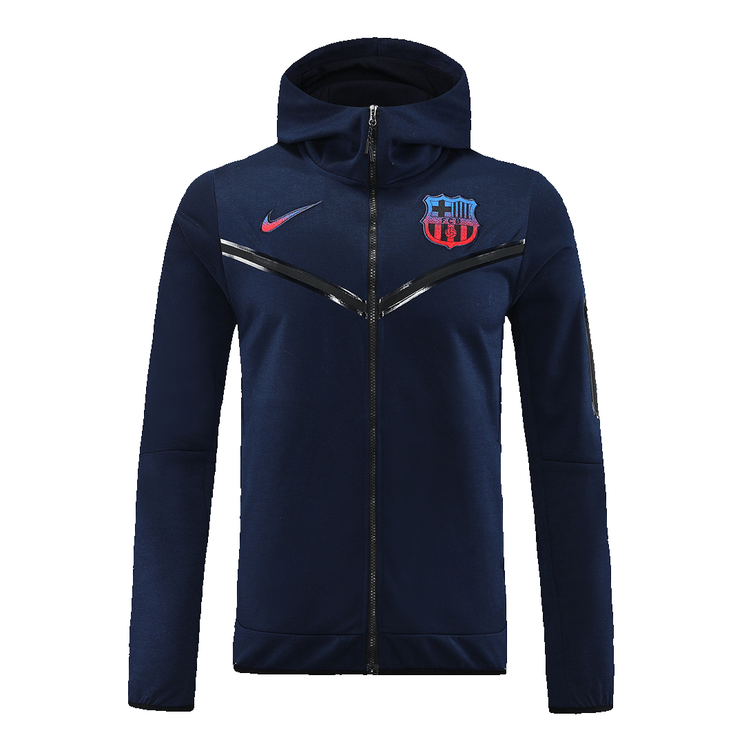 Barcelona Hoodie Sweatshirt Kit(Top+Pants) Navy 2022/23
