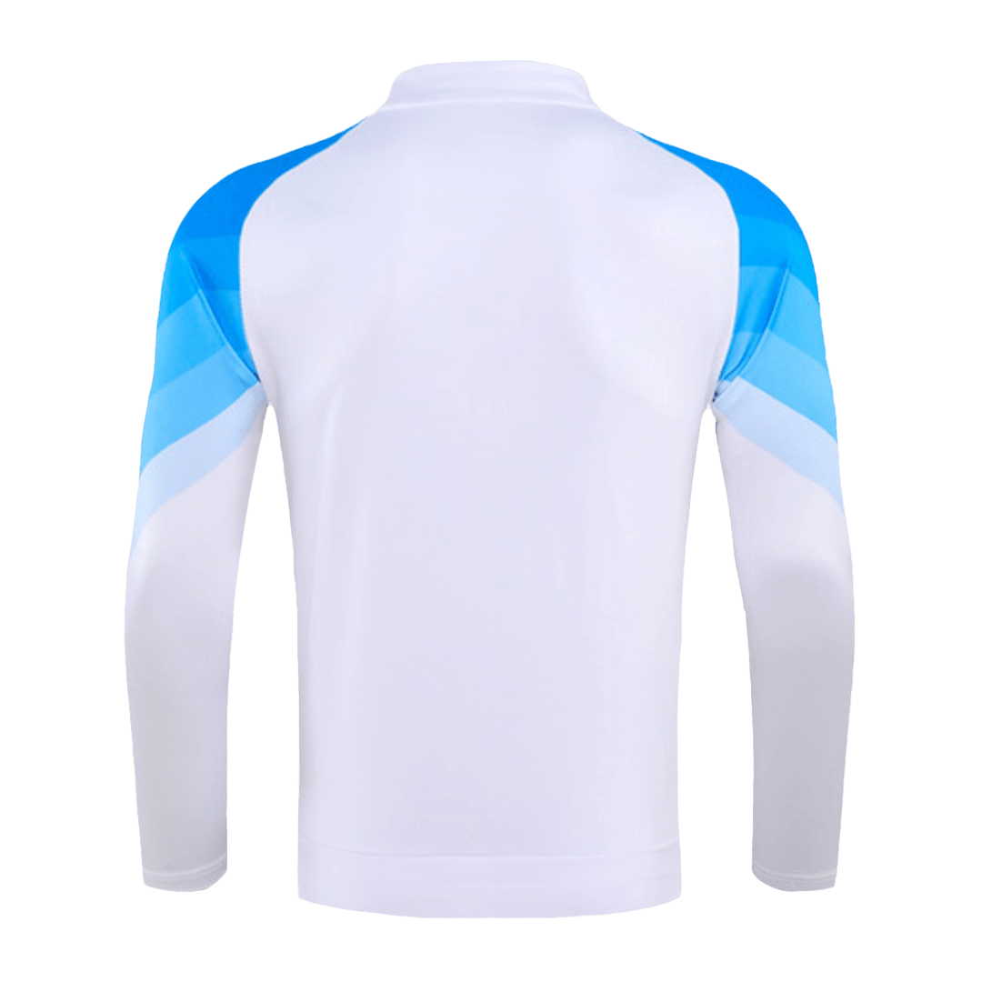 Napoli Zipper Sweatshirt Kit(Top+Pants) White 2023