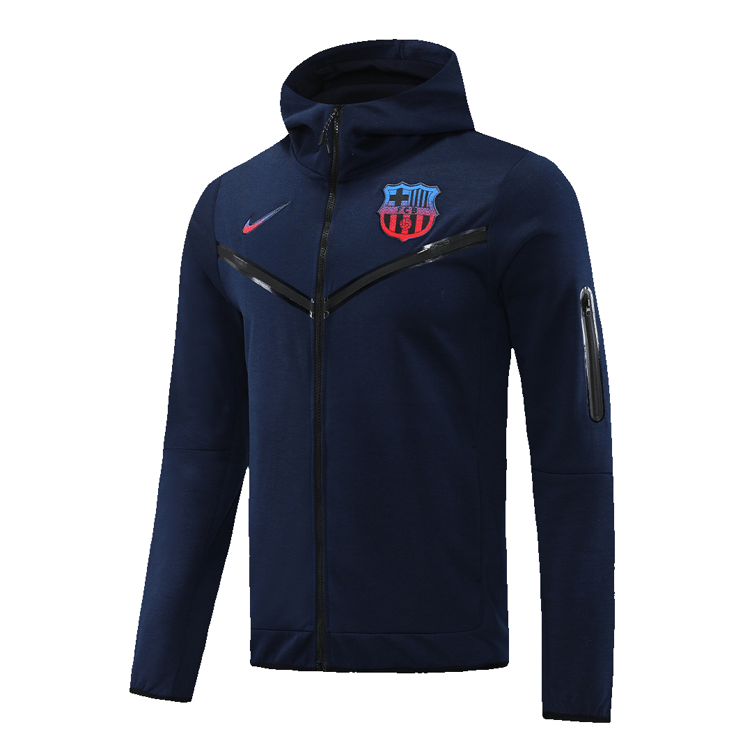 Barcelona Hoodie Sweatshirt Kit(Top+Pants) Navy 2022/23