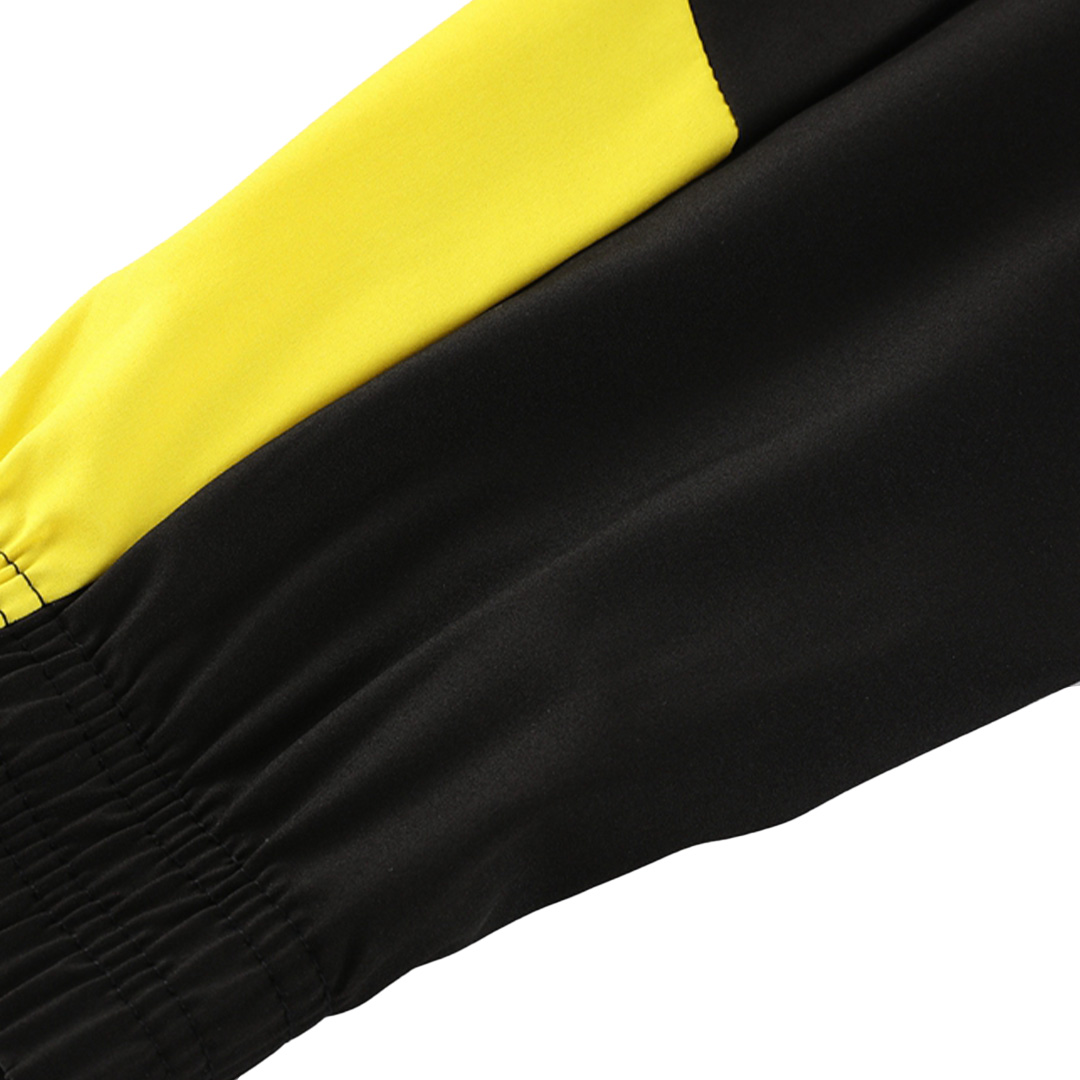 Borussia Dortmund Zipper Windbreaker Hoodie Kit (Jacket+Pants) 2023/24
