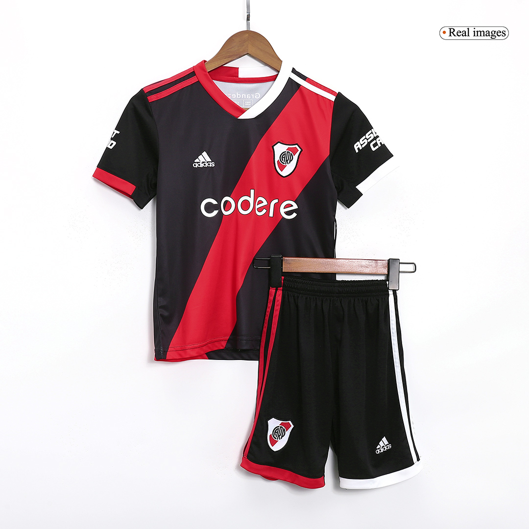 Kids River Plate Third Away Jersey Kit 2023/24