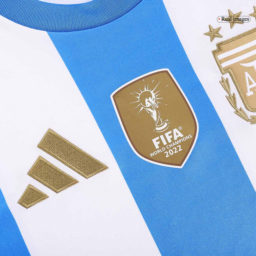 Argentina Home Jersey Messi #10 Di Maria #11 J.Álvarez #9 Copa America 2024