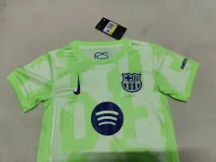 Kids Barcelona Third Kit(Jersey+Short) Without Spofity Text 2024/25