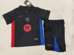 Kids Barcelona Third Kit(Jersey+Short) Without Spofity Text 2024/2025