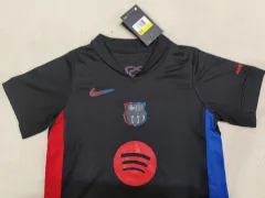Kids Barcelona Third Kit(Jersey+Short) Without Spofity Text 2024/2025