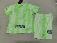 Kids Barcelona Third Kit(Jersey+Short) Without Spofity Text 2024/25