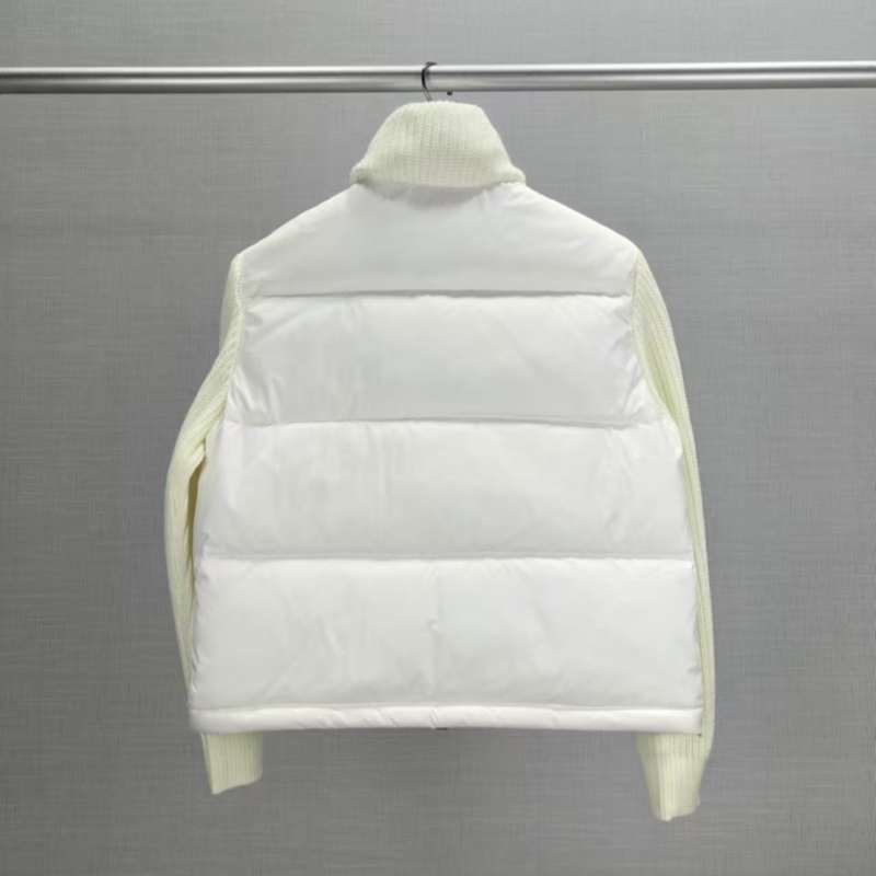 Women's Knitted Jacket Down splicing jacket