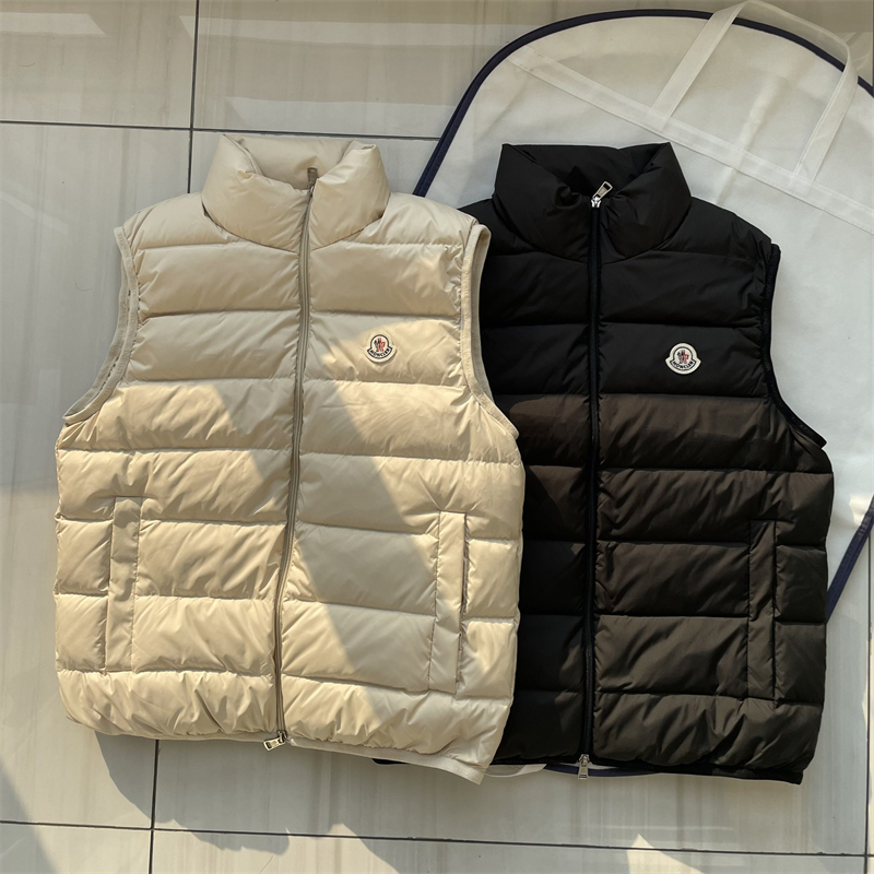 Men down vest winter 90% white duck down filler puffer jacket