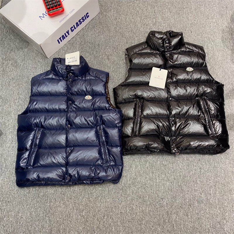 Men down vest winter 90% white duck down filler puffer jacket