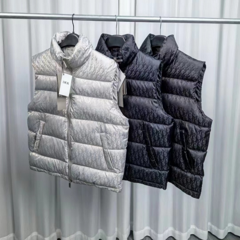 Winter down vest for men 90% white duck down filler