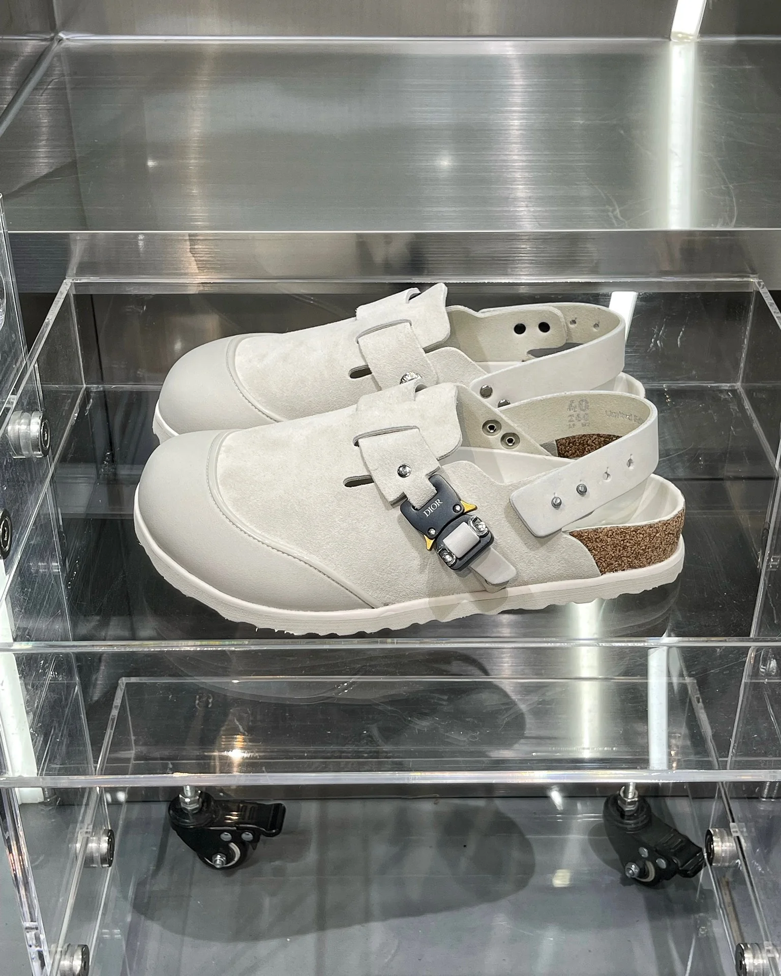 Black, Grey and Off white Shoes