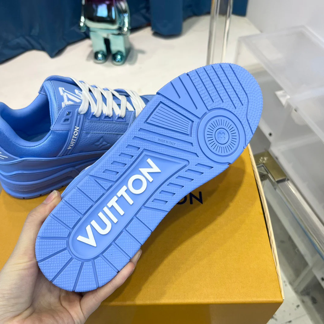 Black, yellow and blue Shoes