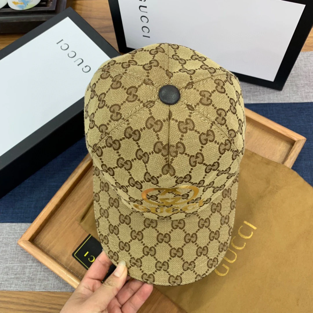 Brown and Black Caps