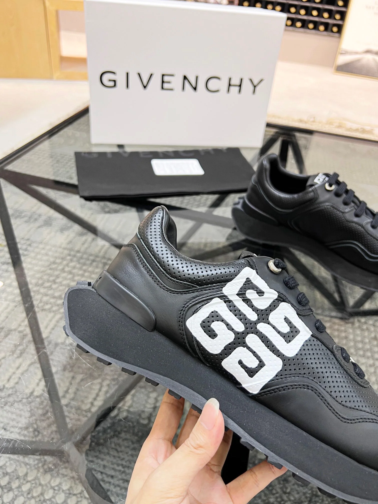 Black and white Shoes