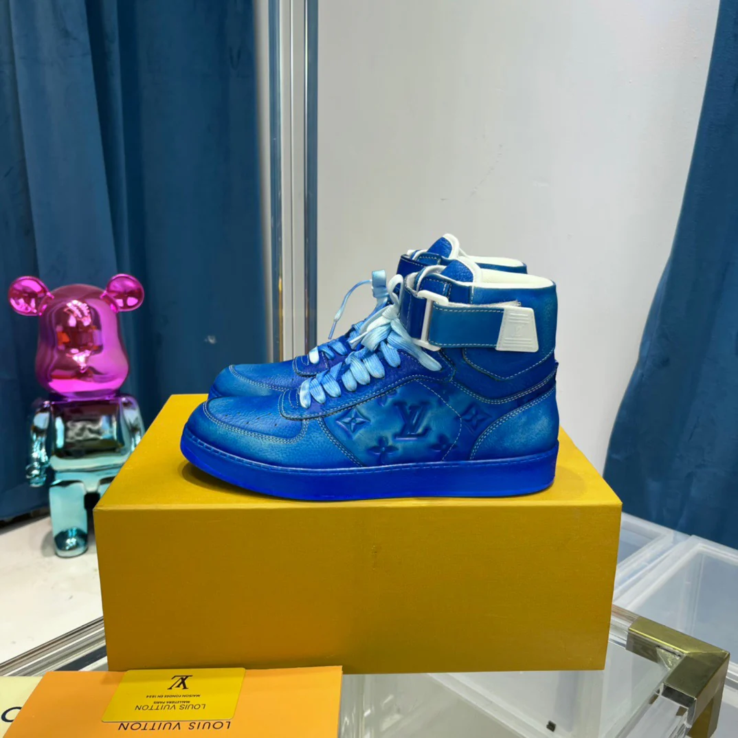 Green, Blue and Yellow Shoes