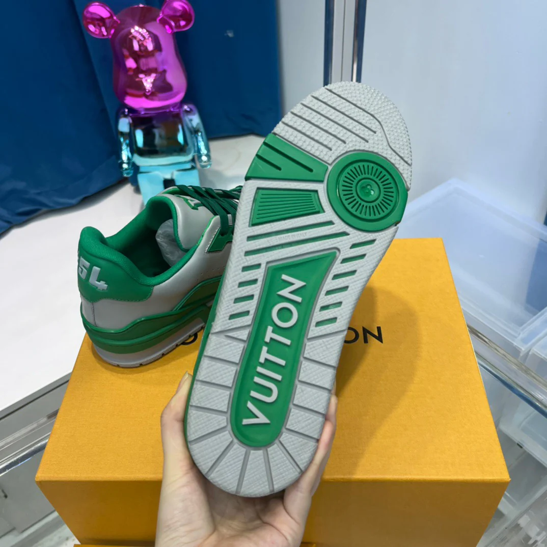 Green grey, Orange grey and Black grey Shoes