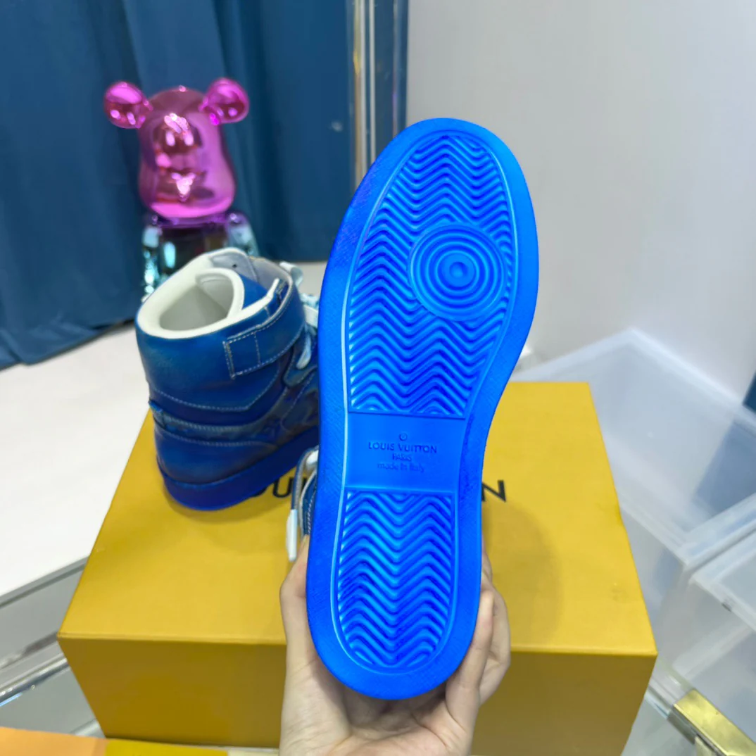 Green, Blue and Yellow Shoes