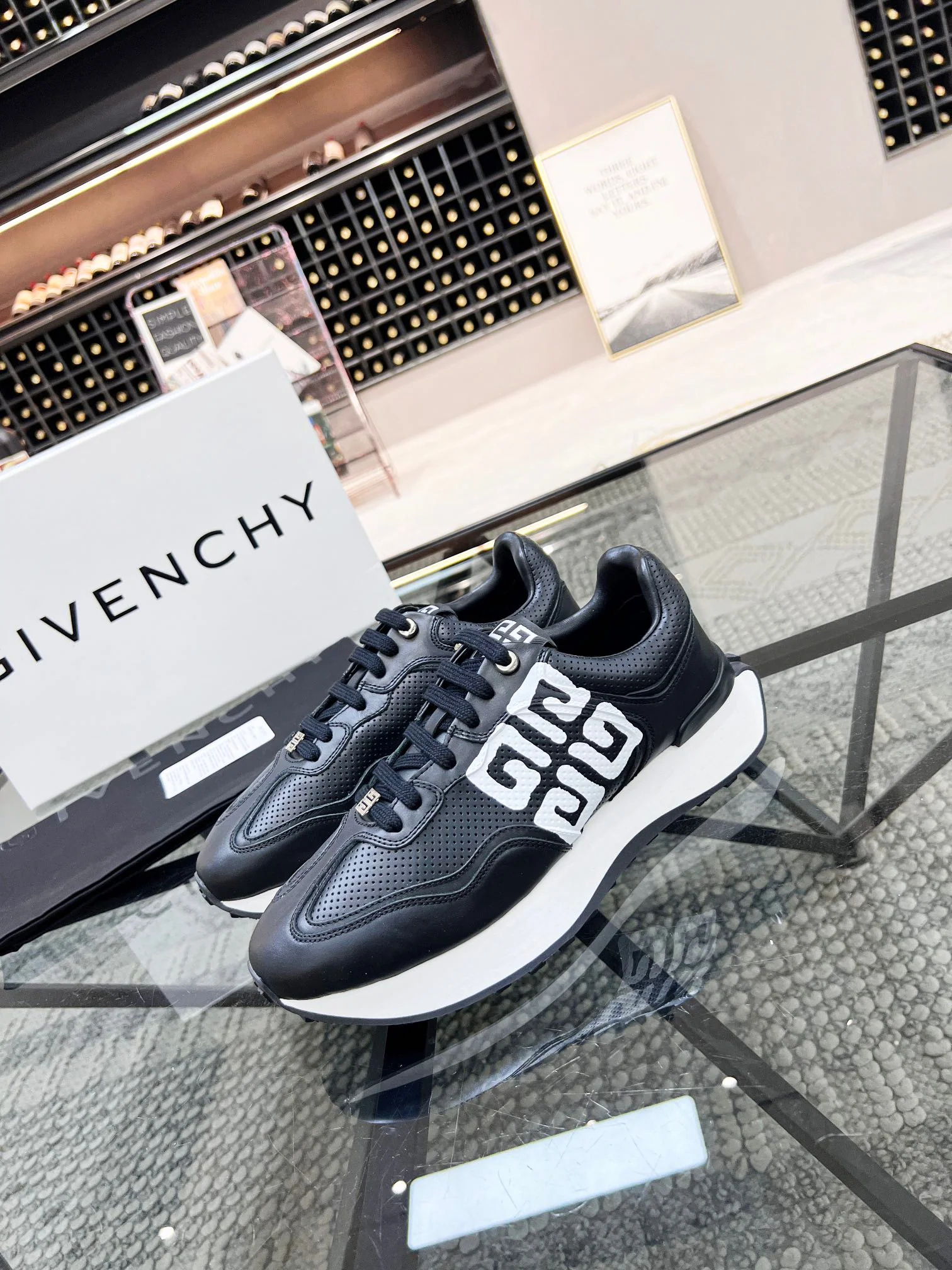 Black and white Shoes