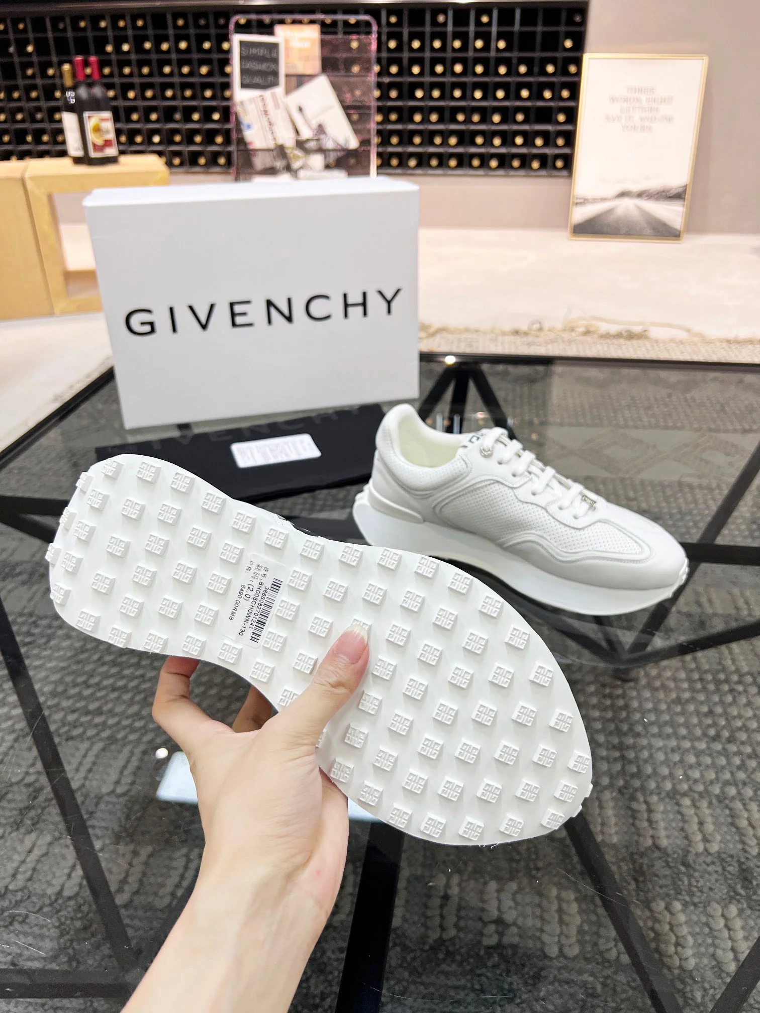 Black and white Shoes