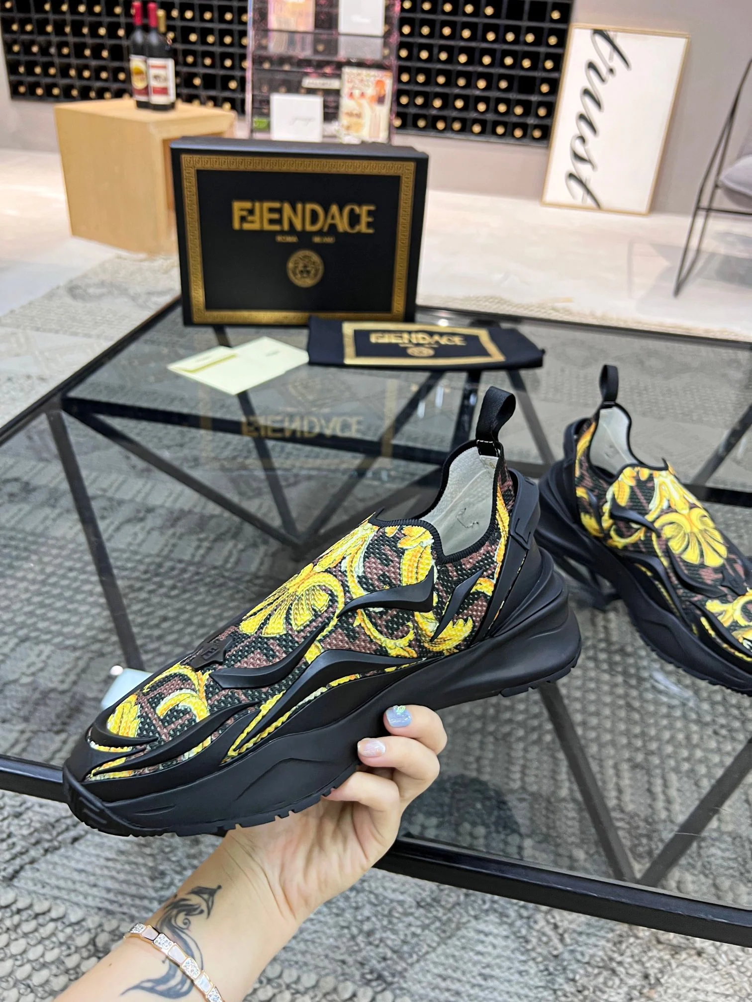 Black and White Shoes