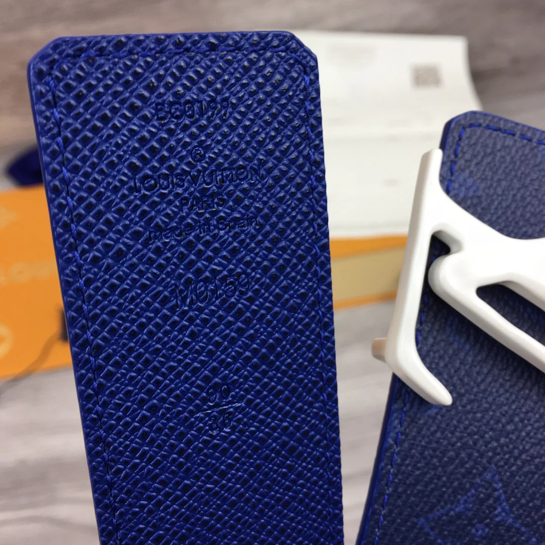 Black, Grey, Light Green And Blue Belts