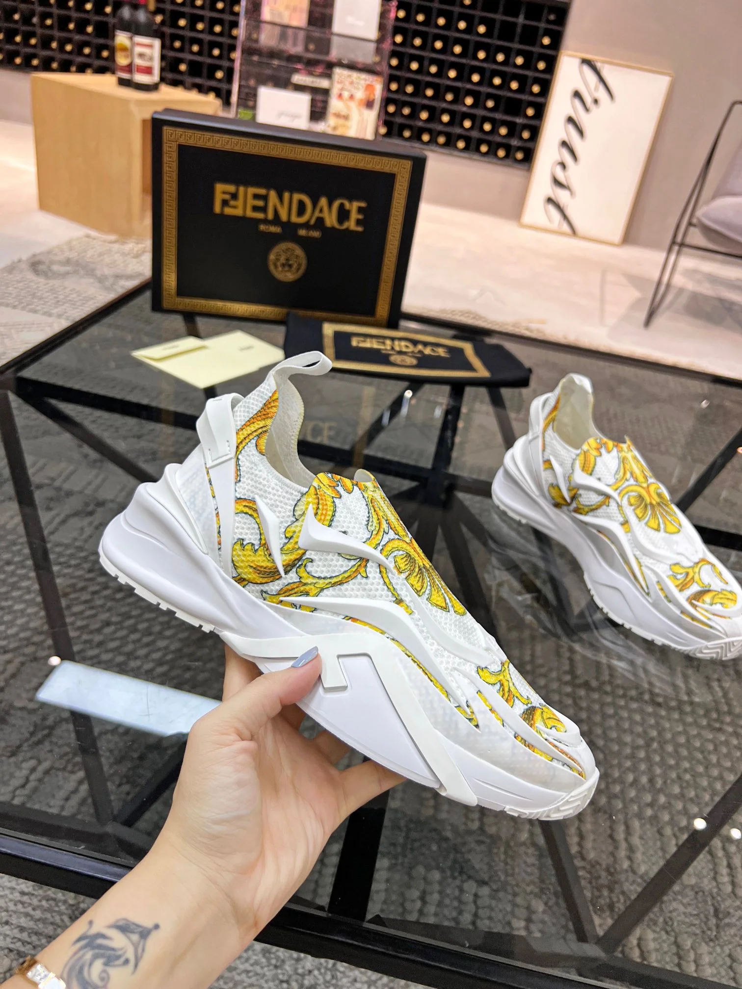 Black and White Shoes