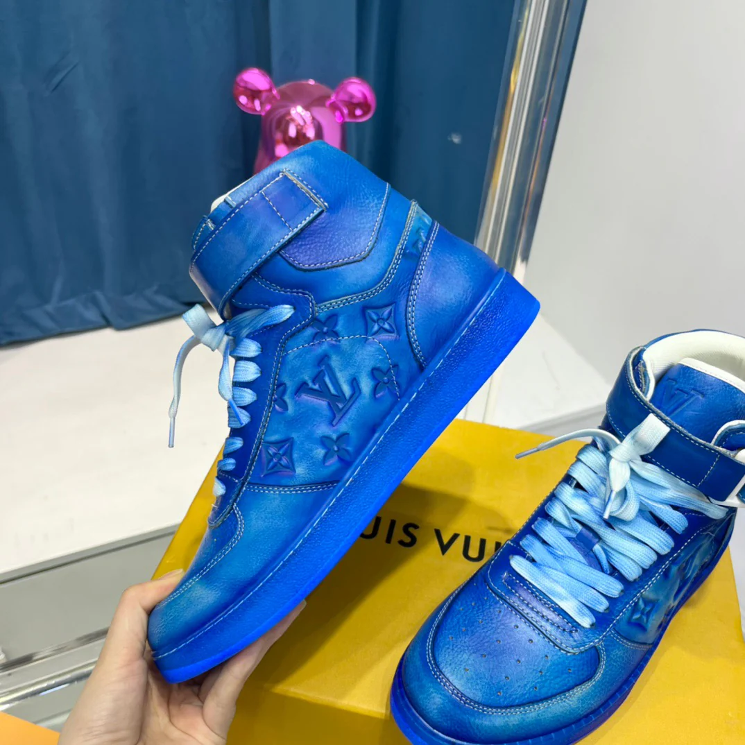 Green, Blue and Yellow Shoes