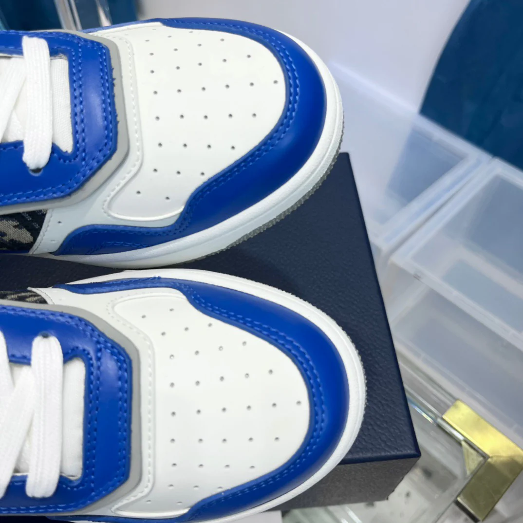 Blue white and red white Shoes